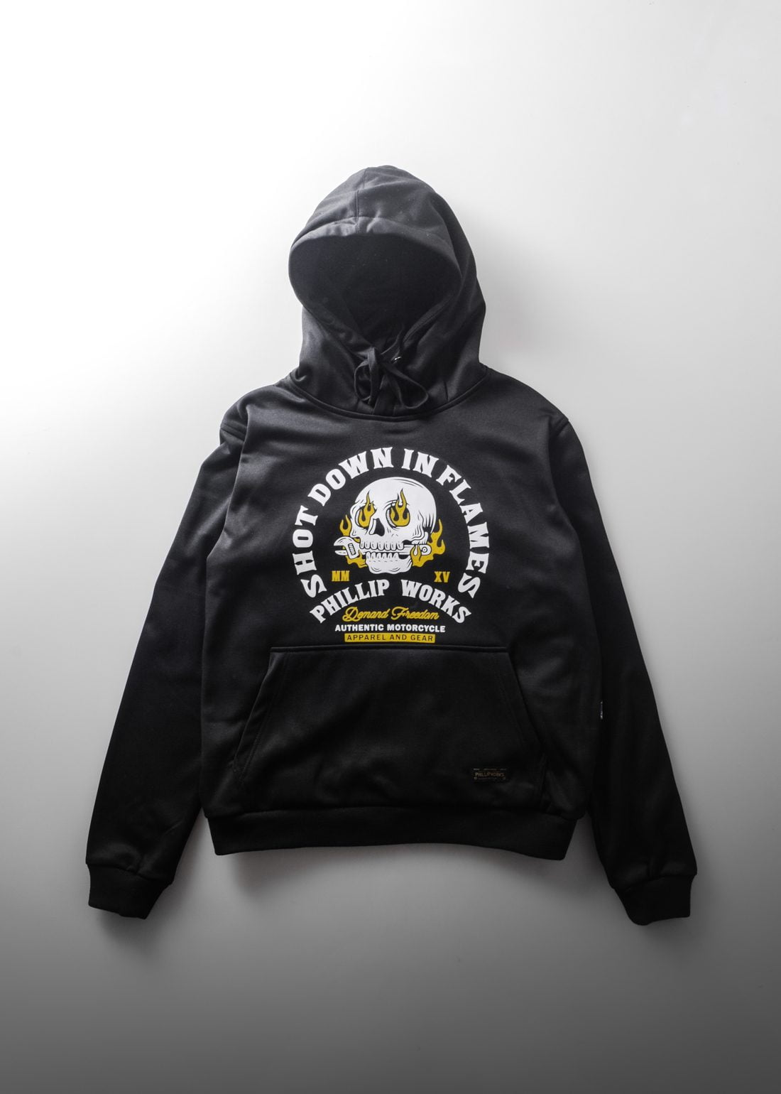 Burning Skull Hoodie - Phillip Works